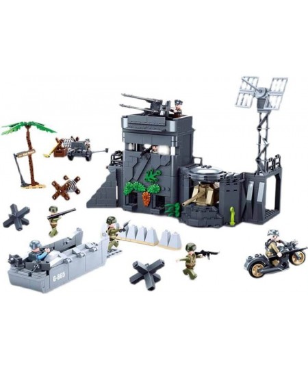 Atlantic Wall Building Blocks(765 PCS) WW2 Military Historical Construction Model for Display Toys Gifts for Kid and Adult. $...