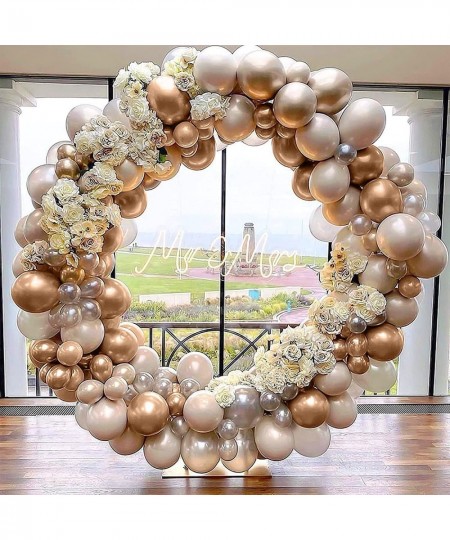 Metallic Champagne Gold Party Balloons 18 Inch 10 Pcs Chrome Balloon Large Latex Birthday Balloons for Wedding Graduation Hal...