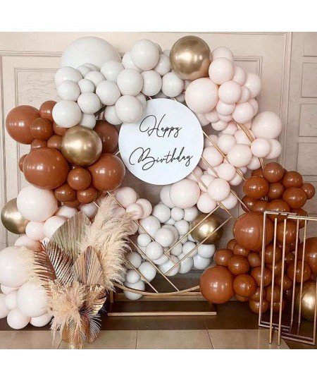 Metallic Champagne Gold Party Balloons 18 Inch 10 Pcs Chrome Balloon Large Latex Birthday Balloons for Wedding Graduation Hal...