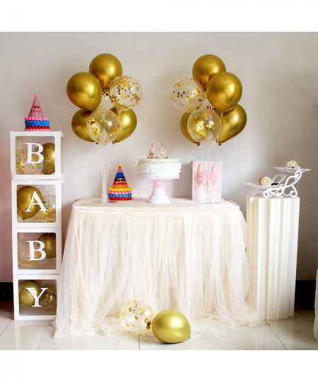 Balloon Stand Gold Balloon Centerpieces for Tables Baby Shower Engagement Graduation Party Decorations 1st 2nd 16th 21th 30th...