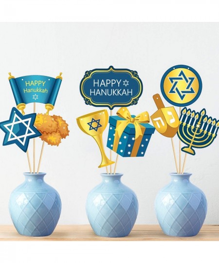 Happy Hanukkah Banner Hanukkah Chanukah Decorations Hanukkah Garland Door Sign Backdrop Blue Welcome Sign Photo Booth Props J...