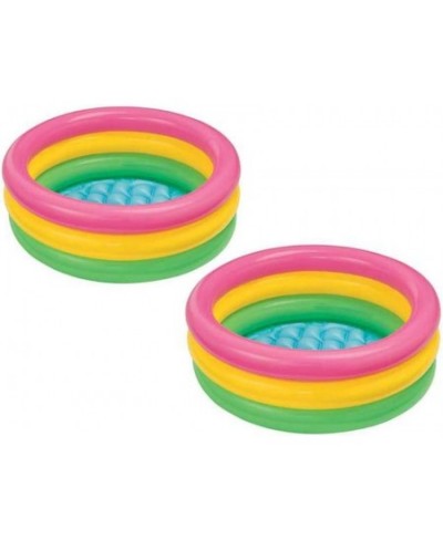 2.8ft x 10in Sunset Glow Inflatable Colorful Baby Swimming Pool (2 Pack) $28.33 - Swimming Pool & Outdoor Water Toys