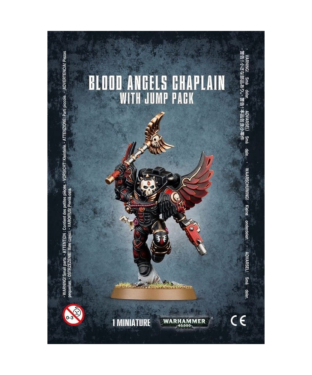 Warhammer 40k - Blood Angels Chaplain with Jump Pack $56.10 - Board Games