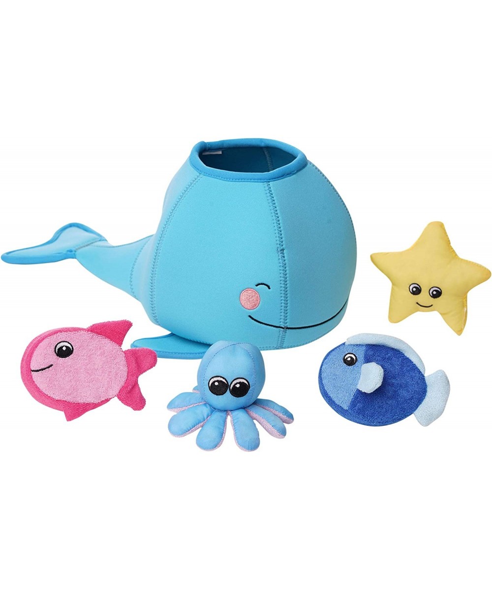 Neoprene Whale 5-Piece Floating Spill n Fill Bath Toy with Quick Dry Sponges and Squirt Toy $53.39 - Bathtub Toys