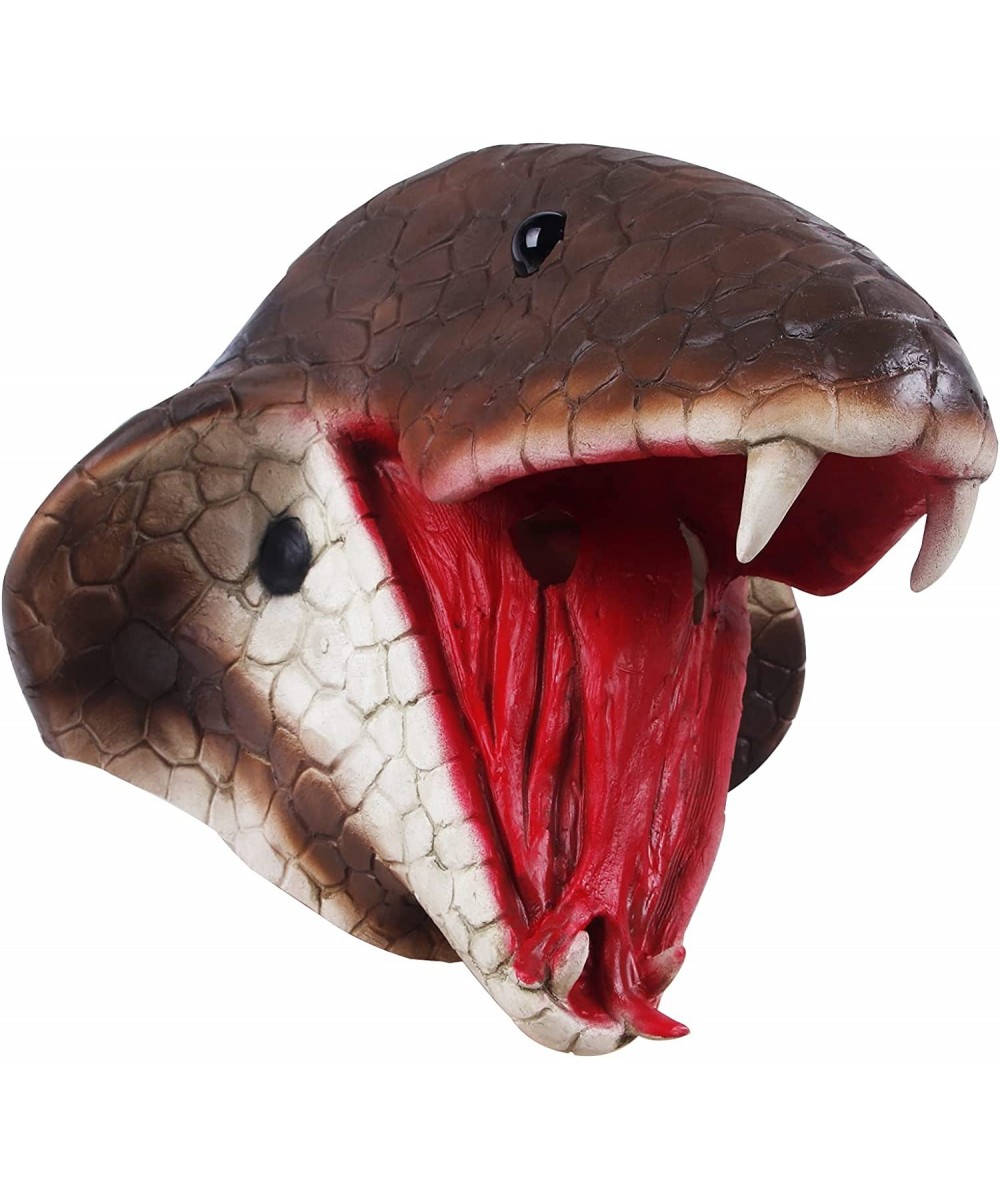 Cobra Head Mask Realistic Halloween Creepy Latex Animal Snake Mask for Cosplay Carnival Party… $27.60 - Kids' Dress-Up Access...