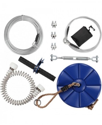 95 foot Zip line Kit with Seat and Stainless Steel Spring Brake $130.21 - Play Sets & Playground Equipment