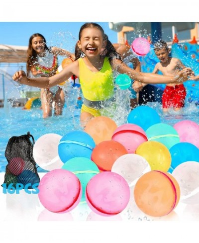 Reusable Water Balloons Refillable Magnetic Self Sealing Quick Fill Water Balls for Kids Water Bombs Splash Balls for Pool Ha...