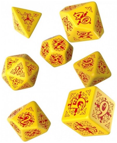 Q WORKSHOP Pathfinder Legacy of Fire Rpg Ornamented Dice Set 7 Polyhedral Pieces $25.51 - Game Accessories