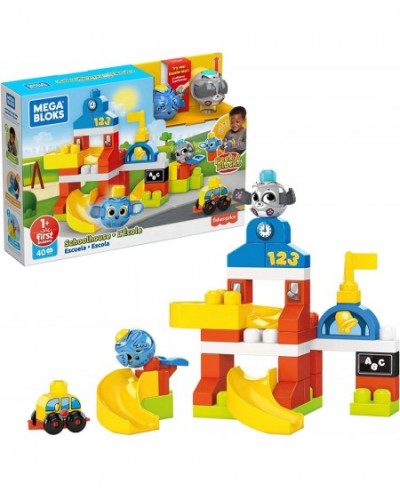 Bloks Peek A Blocks Schoolhouse with Big Building Blocks Building Toys for Toddlers (42 Pieces) $50.32 - Toy Building Sets