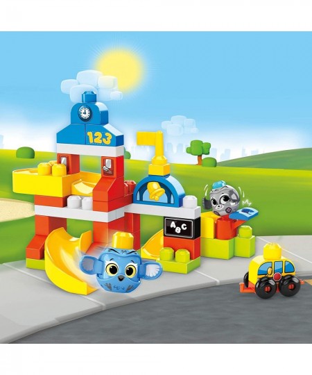 Bloks Peek A Blocks Schoolhouse with Big Building Blocks Building Toys for Toddlers (42 Pieces) $50.32 - Toy Building Sets