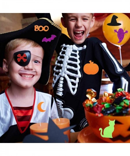 500 pcs Halloween Foam Stickers Glitter Foam Stickers Self Adhesive Pumpkin Shape Stickers for Kid's Halloween Party Crafts $...