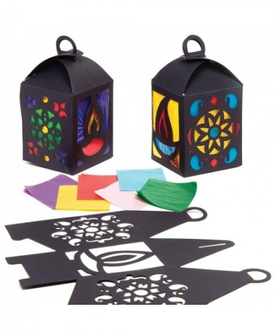 AT105 Diwali Lantern Kits - Pack of 4 Kids Lanterns to Design and Decorate Ideal Kids Arts and Crafts Projects $19.50 - Craft...