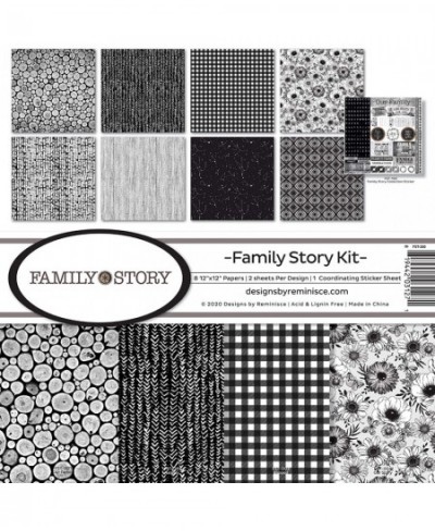 Family Story Collection Scrapbook Kit Paper Crafts Multi Color Palette $17.57 - Kids' Drawing & Writing Boards