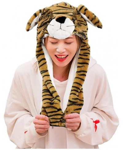 Tiger Hat Ear Moving Jumping Hat Funny Plush Animal Tiger Hat Party Cosplay Christmas Holiday Hats for Kids Adult… $25.49 - K...