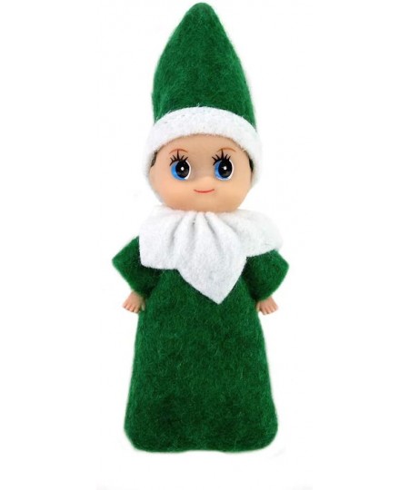 Tiny Baby Elf Doll | Christmas Miniature Elf Doll | Baby Elves Dolls Toys | Xmas Decoration Gift (Green boy) $24.32 - Dolls