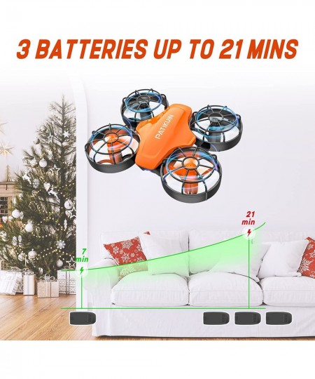 Mini Drones for Kids S100 RC Drone with Emergency Stop for Beginners Nano RC Helicopter Quadcopter with Auto Hovering 3D Flip...