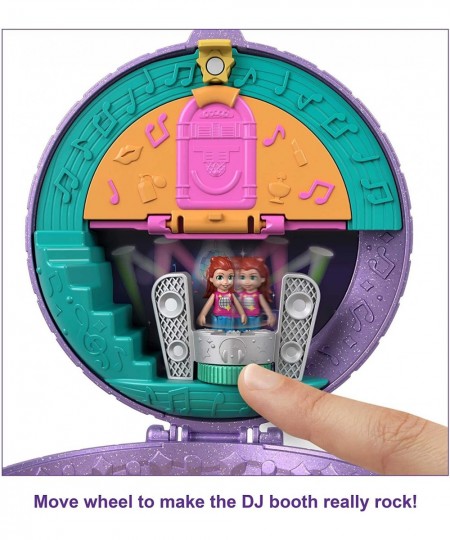 Dolls and Accessories Compact with 2 Micro Dolls 15 Toy Pieces and 1 Fashion Piece Double Play Skating $26.39 - Play Figure P...