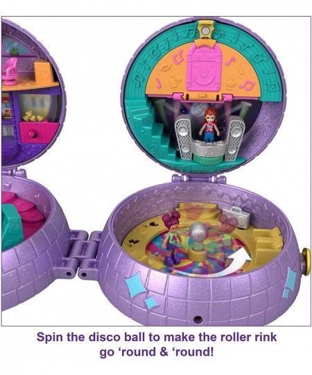 Dolls and Accessories Compact with 2 Micro Dolls 15 Toy Pieces and 1 Fashion Piece Double Play Skating $26.39 - Play Figure P...