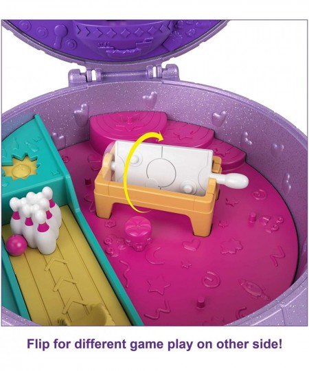 Dolls and Accessories Compact with 2 Micro Dolls 15 Toy Pieces and 1 Fashion Piece Double Play Skating $26.39 - Play Figure P...