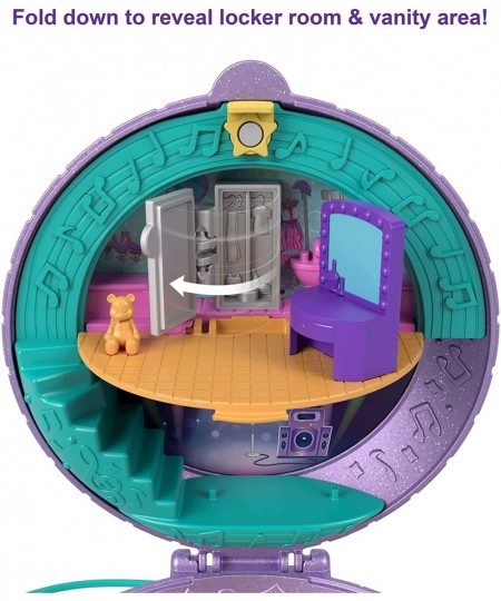 Dolls and Accessories Compact with 2 Micro Dolls 15 Toy Pieces and 1 Fashion Piece Double Play Skating $26.39 - Play Figure P...