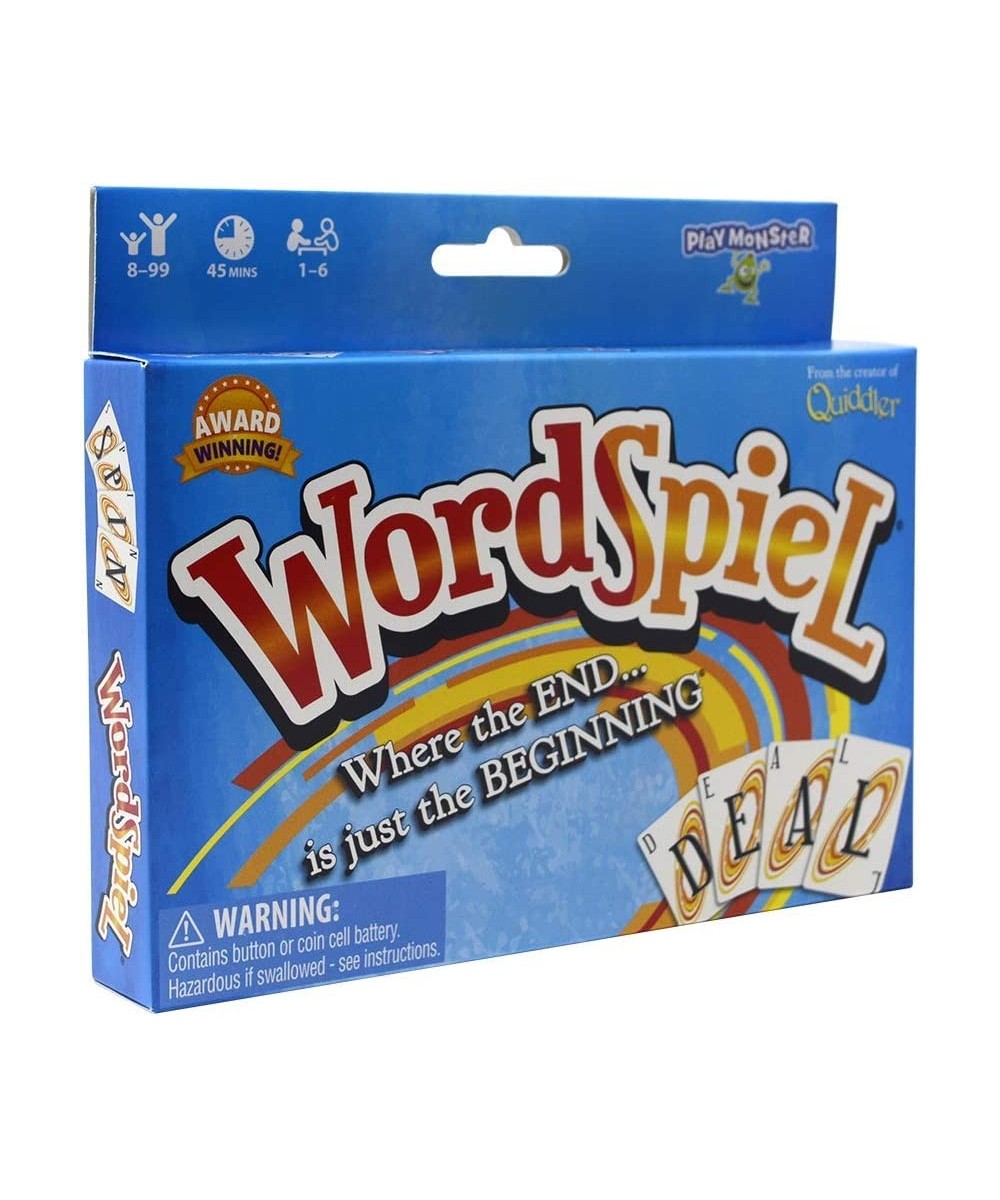 WordSpiel — Card Game — Make A Word Using Part of the Word Before — Family Fun Game Night —Ages 8+ $22.66 - Card Games