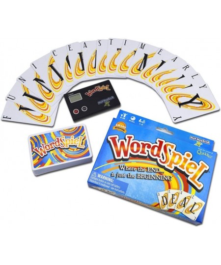 WordSpiel — Card Game — Make A Word Using Part of the Word Before — Family Fun Game Night —Ages 8+ $22.66 - Card Games