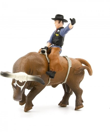 Rodeo Toys Playset – 2 Bucking Bulls and Riders Bull Riding Toys $71.97 - Play Figure Playsets