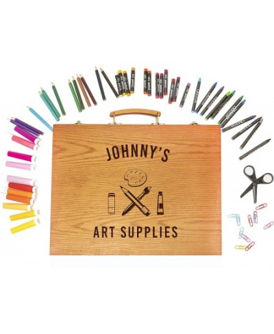 Painting Drawing & Art Supplies with Personalized Wooden Art Case for Kids 6-8 and 9-12 - Art Set Paint Set and Drawing Penci...