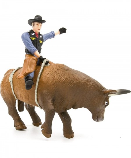 Rodeo Toys Playset – 2 Bucking Bulls and Riders Bull Riding Toys $71.97 - Play Figure Playsets