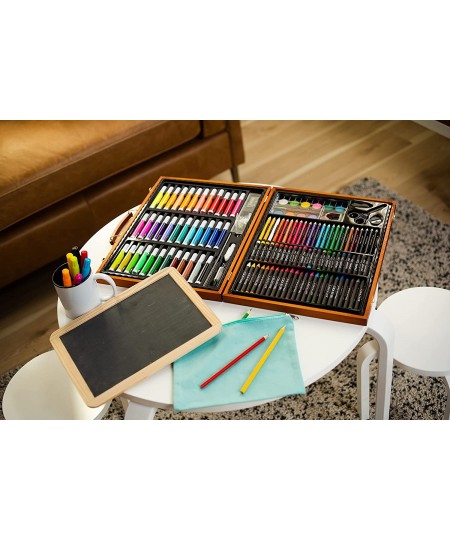 Painting Drawing & Art Supplies with Personalized Wooden Art Case for Kids 6-8 and 9-12 - Art Set Paint Set and Drawing Penci...