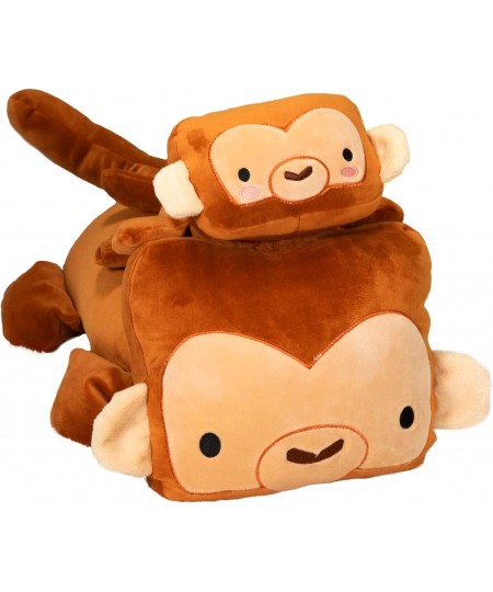 Cozy & Calm Weighted Plush Stuffed Animal and Pillow Set - Monkey Multicolor $69.37 - Kids' Plush Toy Pillows