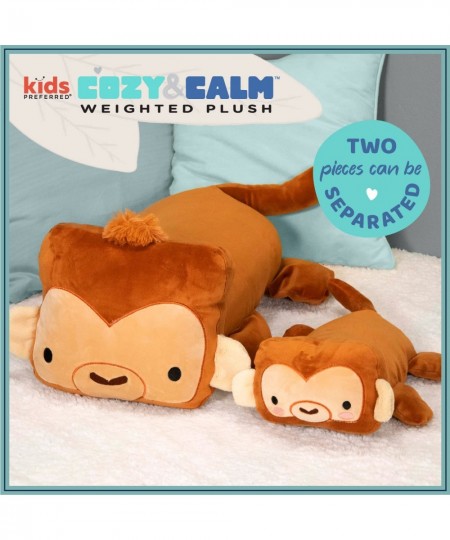 Cozy & Calm Weighted Plush Stuffed Animal and Pillow Set - Monkey Multicolor $69.37 - Kids' Plush Toy Pillows