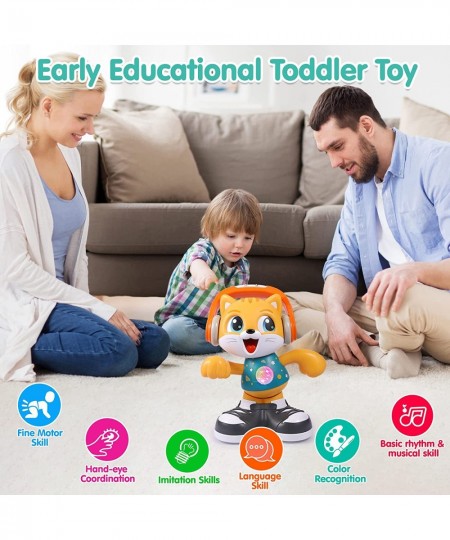 Baby Toy 12-18 Months Talking Dancing Cat Toy for 1 Year Old Boys Girls Light Up Music Toddler Toys 1-2 Recording Interactive...