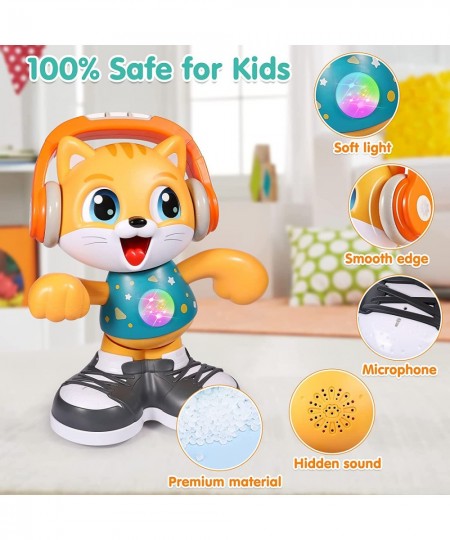 Baby Toy 12-18 Months Talking Dancing Cat Toy for 1 Year Old Boys Girls Light Up Music Toddler Toys 1-2 Recording Interactive...