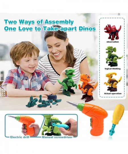 Take Apart Dinosaur Toys for Kids 3-5 5-7 Kids Tool Set Stem Learning Toys for 3 4 5 6 7 8 Year Old Boys and Girls Birthday G...