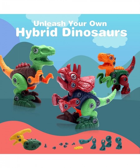 Take Apart Dinosaur Toys for Kids 3-5 5-7 Kids Tool Set Stem Learning Toys for 3 4 5 6 7 8 Year Old Boys and Girls Birthday G...