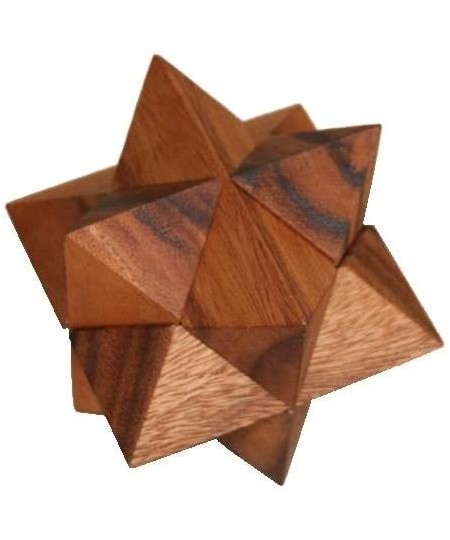 6 Wooden Puzzle Gift Set in A Wood Box - 3D Unique IQ Puzzles $50.27 - Brain Teaser Puzzles