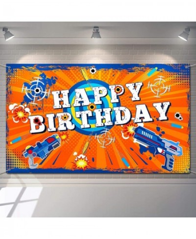 Dart War Happy Birthday Backdrop Birthday Party Decorations Dart Theme Party Photo Background Birthday Table Decorations for ...