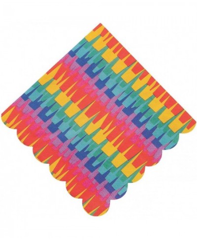 Fiesta Fringe Shape Lunch Napkin for Cinco de Mayo - Party Supplies - Print Tableware - Print Napkins - Cinco de Mayo - 16 Pi...