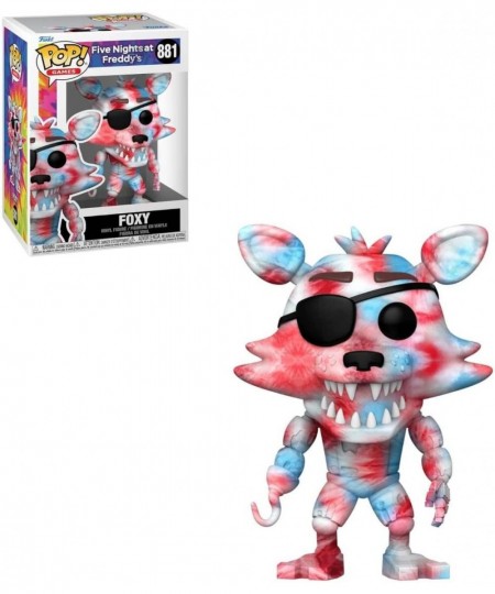 Five Nights at Freddy's - Tie Dye Foxy Funko Pop! Vinyl Figure (Bundled with Compatible Box Protector Case) Multicolor 3.75 i...