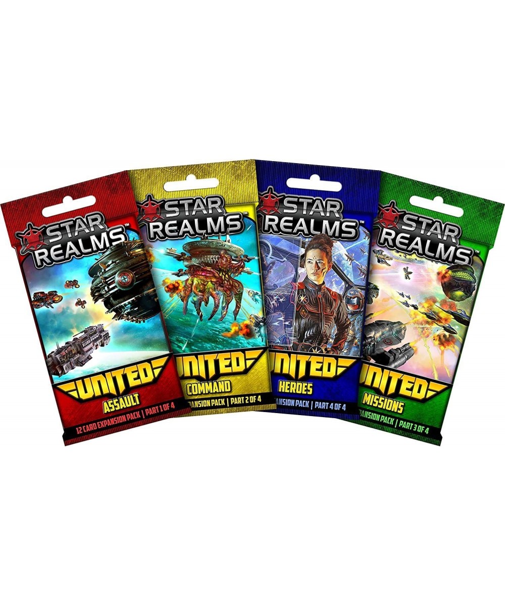 Star Realms: United - complete set of all four mini expansions (Assault Command Missions Heroes) by Star Realms $30.80 - Card...