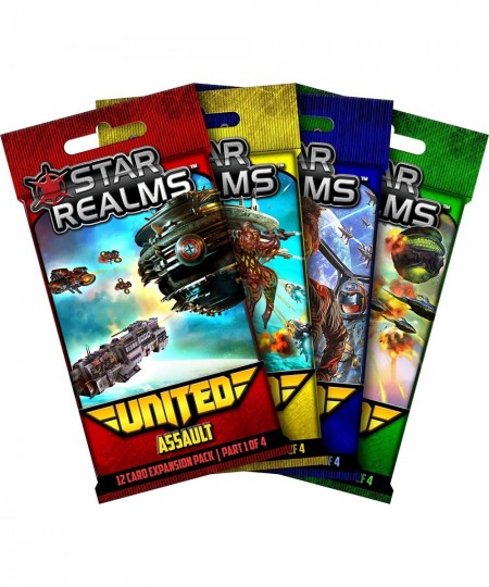 Star Realms: United - complete set of all four mini expansions (Assault Command Missions Heroes) by Star Realms $30.80 - Card...