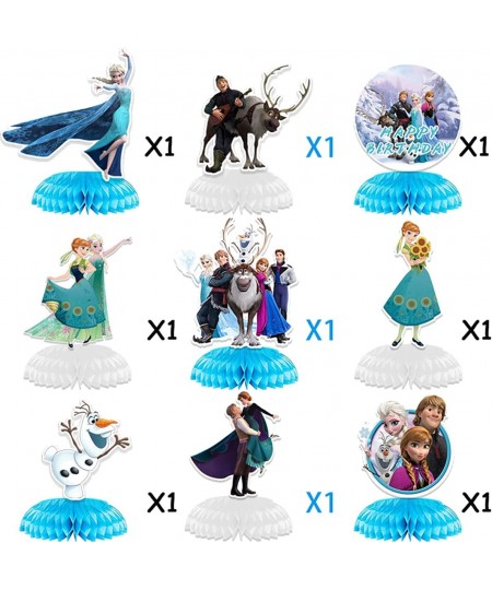 OU GUAN 9pack Frozen Party Honeycomb Centerpiece Table Decorations Frozen Theme Birthday Party Supplies $20.87 - Kids' Party ...