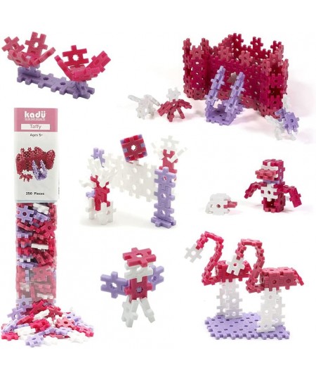 KADU Taffy 250 Piece Set - STEM / STEAM Building + Construction Toy for Open + Imaginative Play $28.06 - Toy Building Sets