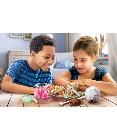 Toysmith STEAM Powered Kids Deluxe Earth Science Kit Make Volcanos & Crystals DIY Stem Toy for Boys & Girls Ages 10+ $51.70 -...