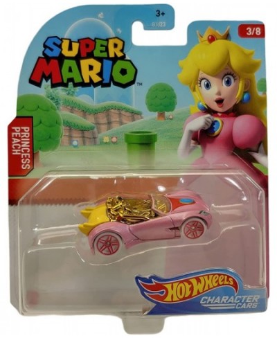 Super Mario Character Cars Princess Peach Vehicle 4/7 $23.32 - Play Figure Vehicles