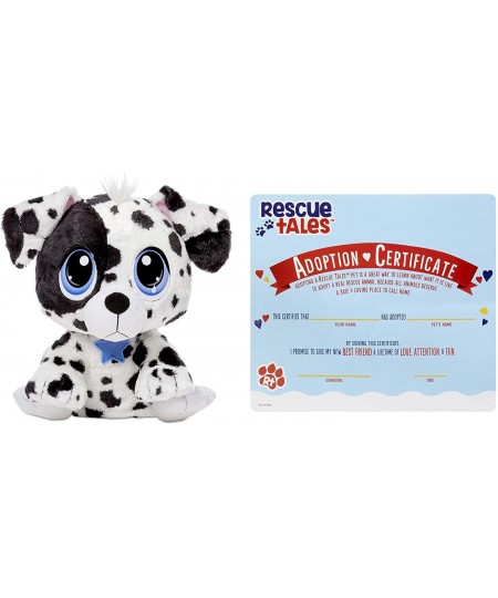 Rescue Tales Adoptable Pets - Dalmatian | Interactive Soft Cuddly Plush Pet Toy with Collar Tag Head Nods Tail Wags Lifelike ...