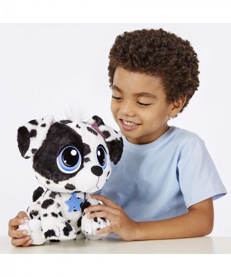 Rescue Tales Adoptable Pets - Dalmatian | Interactive Soft Cuddly Plush Pet Toy with Collar Tag Head Nods Tail Wags Lifelike ...