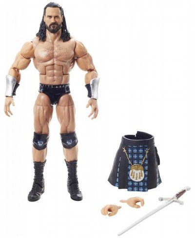 WWE Drew McIntyre Top Picks Elite Collection Action Figure with Accessories 6-inch Posable Collectible Gift for WWE Fans Ages...