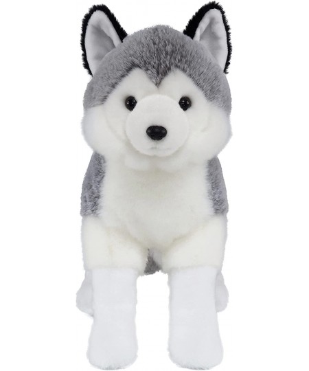 Lifelike Siberian Husky Stuffed Animal - Plush Toy - 14 Inches Length - Standing $39.71 - Stuffed Animals & Teddy Bears